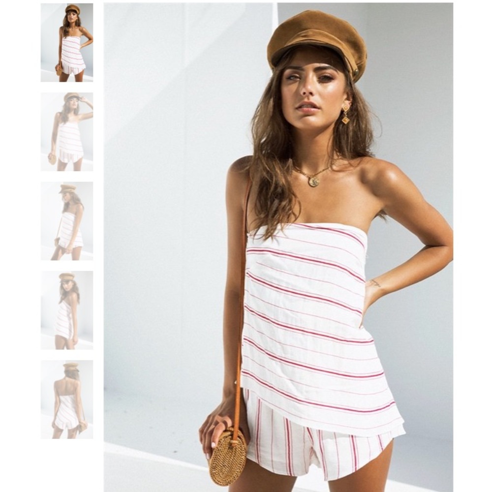 ✖️✖️ ISO ✖️✖️ SABO SKIRT LIA OVERLAY PLAYSUIT